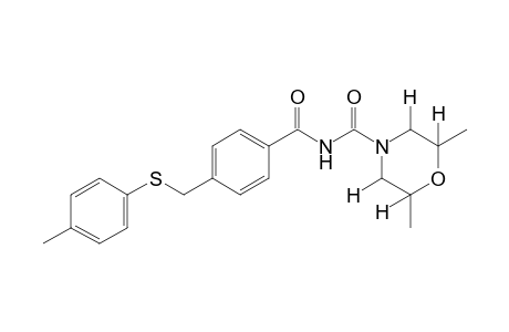 2,6-dimethyl-N-[alpha-(p-tolylthio)-p-toluoyl]-4-morpholinecarboxamide