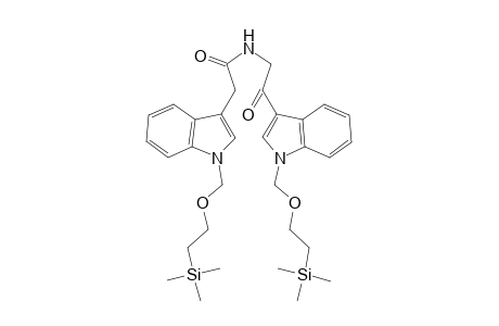 Bis[N,N-[di(trimethylsilyl)ethoxymethyl]indole]-N-(1-oxoethyl)acetamide