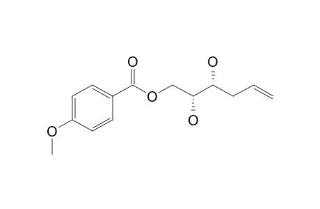 (2R,3R)-4-Methoxybenzoic acid 2,3-dihydroxyhex-5-enyl ester