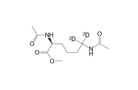 L-Lysine-6,6-D2, N2,N6-diacetyl-, methyl ester
