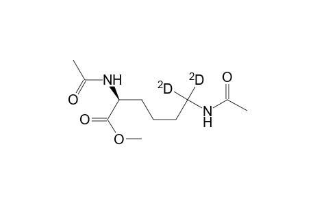 L-Lysine-6,6-D2, N2,N6-diacetyl-, methyl ester