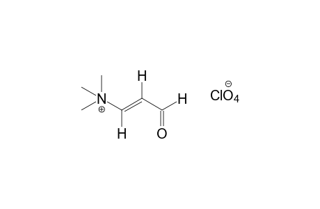 trans-(2-formyvinyl)trimethylammonium perchlorate