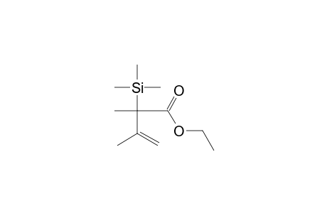 Ethyl 2-(trimethylsilyl)-2,3-dimethyl-3-butenoate