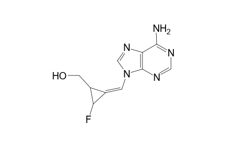 (E)-9-(cis)-{3'-Fluoro-2'-[(hydroxymethyl)cyclopropylidene]methyl}-Adenine