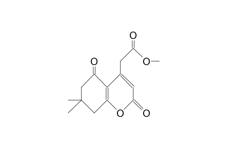 7,7-DIMETHYL-2,5-DIOXO-5,6,7,8-TETRAHYDRO-2H-1-BENZOPYRAN-4-ACETICACID, METHYL ESTER