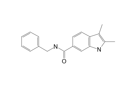 N-benzyl-2,3-dimethylindole-6-carboxamide