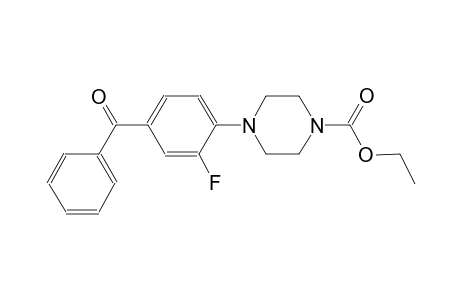 4-(4-Benzoyl-2-fluoro-phenyl)-piperazine-1-carboxylic acid ethyl ester