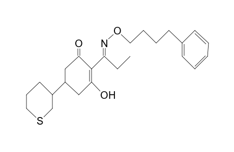 2-Cyclohexen-1-one, 3-hydroxy-2-[1-[(4-phenylbutoxy)imino]propyl]-5-(tetrahydro-2H-thiopyran-3-yl)-