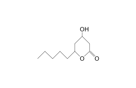 2H-Pyran-2-one, tetrahydro-4-hydroxy-6-pentyl-