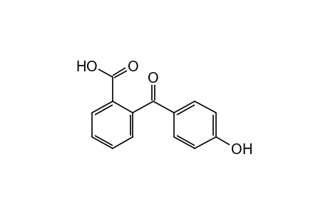 o-(p-hydroxybenzoyl)benzoic acid