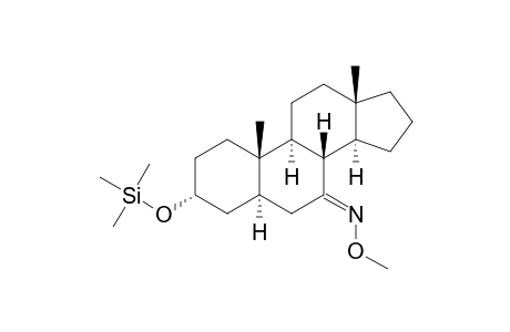 3.ALPHA.-[(TRIMETHYLSILYL)OXY]-5.ALPHA.-ANDROSTAN-7-ONE(7-O-METHYLOXIME)