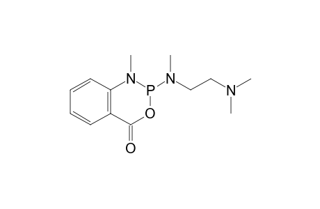 2-((2-(dimethylamino)ethyl)(methyl)amino)-1-methyl-1H-benzo[d][1,3,2]oxazaphosphinin-4(2H)-one