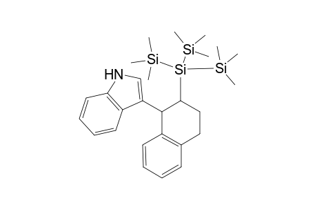 3-(2-(1,1,1,3,3,3-hexamethyl-2-(trimethylsilyl)trisilan-2-yl)-1,2,3,4-tetrahydronaphthalen-1-yl)-1H-indole