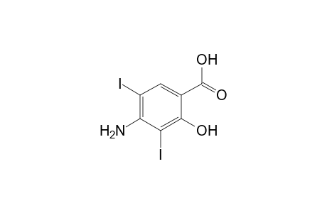 4-amino-3,5-diiodosalicylic acid