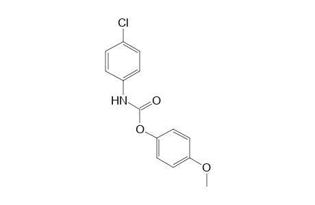 p-chlorocarbanilic acid, p-methoxyphenyl ester