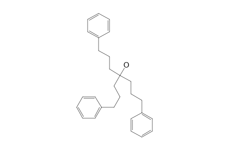 Tris(3-phenylpropyl)methanol