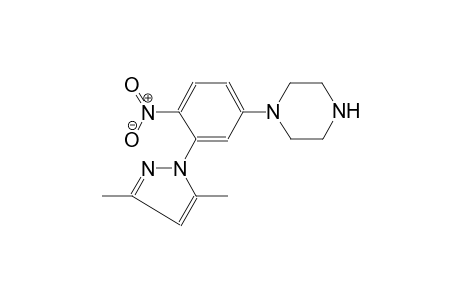 1-[3-(3,5-dimethyl-1H-pyrazol-1-yl)-4-nitrophenyl]piperazine