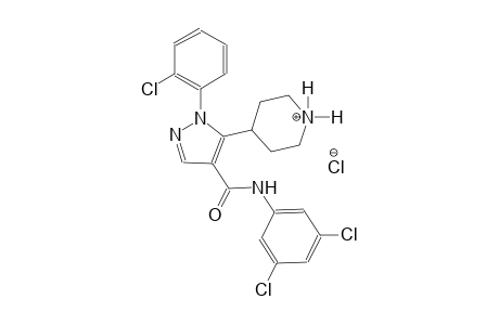 piperidinium, 4-[1-(2-chlorophenyl)-4-[[(3,5-dichlorophenyl)amino]carbonyl]-1H-pyrazol-5-yl]-, chloride