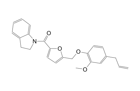 1-{5-[(4-Allyl-2-methoxyphenoxy)methyl]-2-furoyl}indoline