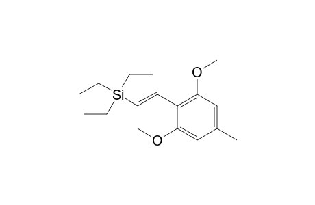 (E)-1,3-Dimethoxy-5-methyl-2-(2-triethylsilylethenyl)benzene