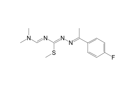 4-[(dimethylamino)methylene]-1-(p-fluoro-alpha-methylbenzylidene)-3-thioisosemicarbazide