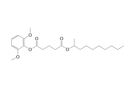 Glutaric acid, dec-2-yl 2,6-dimethoxyphenyl ester