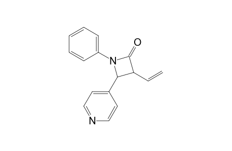 1-Phenyl-4-pyridin-4-yl-3-vinylazetidin-2-one