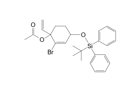 3-[(t-Butyldiphenylsilyl)oxy]-6-acetoxy-6-vinyl-1-bromo-1-cyclohexene