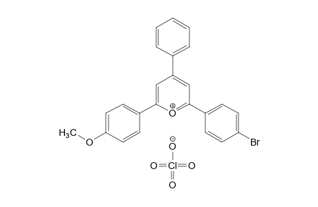 2-(p-bromophenyl)-6-(p-methoxyphenyl)-4-phenylpyrylium perchlorate