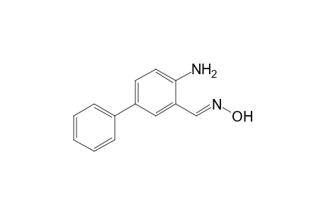 (1E)-2-amino-5-phenyl-benzaldehyde oxime