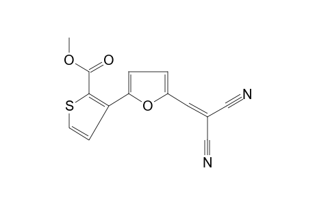 3-[5-(2,2-DICYANOVINYL)-2-FURYL]-2-THIOPHENECARBOXYLIC ACID, METHYL ESTER