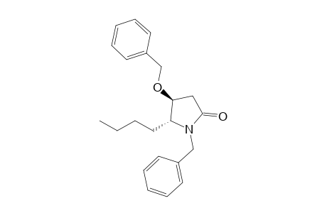 (+)-(4S,5R)-1-benzyl-4-benzyloxy-5-butyl-2-pyrrolidinone