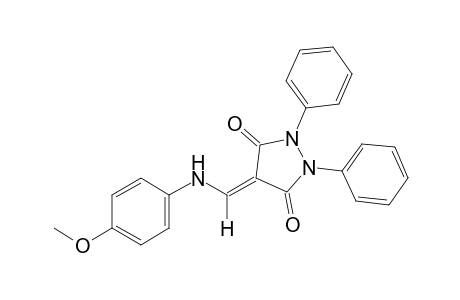 1,2-Diphenyl-4-[(p-methoxyanilino)methylene]-3,5-pyrazolindinedione