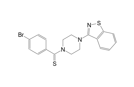 1,2-benzisothiazole, 3-[4-[(4-bromophenyl)carbonothioyl]-1-piperazinyl]-