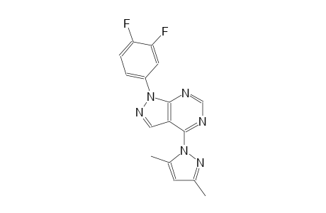 1H-pyrazolo[3,4-d]pyrimidine, 1-(3,4-difluorophenyl)-4-(3,5-dimethyl-1H-pyrazol-1-yl)-
