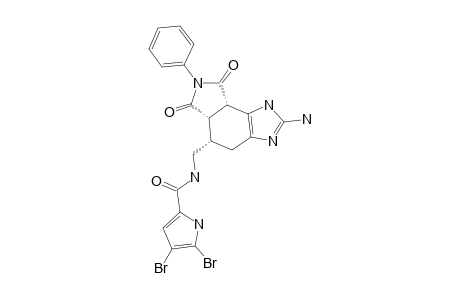 #13;RAC-4,5-DIBROMO-1H-PYRROLE-2-CARBOXYLIC-ACID-(2-AMINO-6,8-DIOXO-7-PHENYL-3,4,5,5A,6,7,8,8A-OCTAHYDRO-IMIDAZO-[4,5-E]-ISOINDOL-5-YLMETHYL)-AMIDE