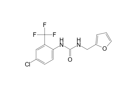 N-[4-chloro-2-(trifluoromethyl)phenyl]-N'-(2-furylmethyl)urea