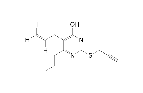 5-allyl-6-propyl -2-[(2-propynyl)thio]-4-pyrimidinol