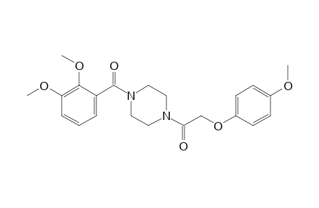 Piperazine, 1-(2,3-dimethoxybenzoyl)-4-[(4-methoxyphenoxy)acetyl]-