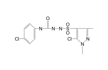 1-[(5-chloro-1,3-dimethylpyrazol-4-yl)sulfonyl]-4-(p-chlorophenyl)semicarbazide