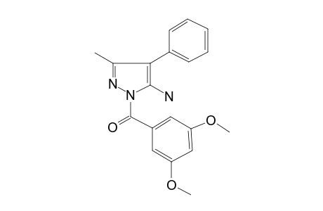 Methanone, (5-amino-3-methyl-4-phenylpyrazol-1-yl)-(3,5-dimethoxyphenyl)-