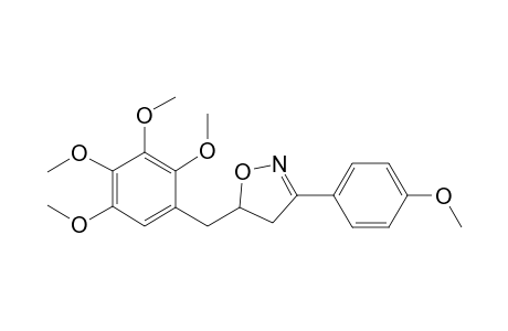 Isoxazole, 4,5-dihydro-3-(4-methoxyphenyl)-5-[(2,3,4,5-tetramethoxyphenyl)methyl]-