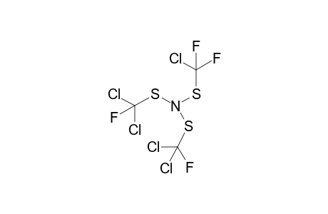 (Chlorodifluoromethylsulfenyl)bis(dichlorofluoromethylsulfenyl)amine