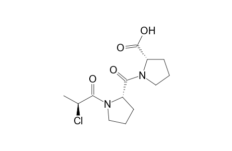 (2S)-N-{(2S)-N-[(2S)-2-Chloropropionyl]prolyl}proline