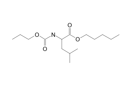 L-Leucine, N-propoxycarbonyl-, pentyl ester