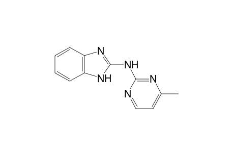 2-[(4-methyl-2-pyrimidinyl)amino]benzimidazole