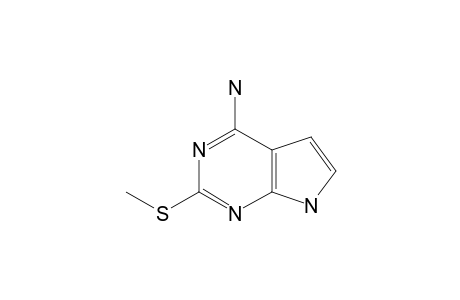 4-Amino-2-methylthio-7H-pyrrolo(2,3-D)pyrimidine