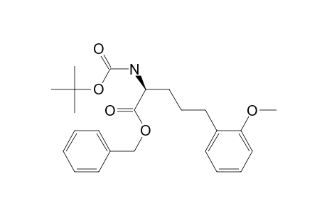 Benzyl 2-(S)-((tert-butoxycarbonyl)amino)-5-(2'-methoxyphenyl)pentanoate