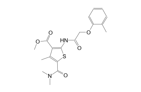 methyl 5-[(dimethylamino)carbonyl]-4-methyl-2-{[(2-methylphenoxy)acetyl]amino}-3-thiophenecarboxylate