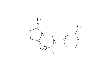 N-(3-chlorophenyl)-N-[(2,5-dioxo-1-pyrrolidinyl)methyl]acetamide